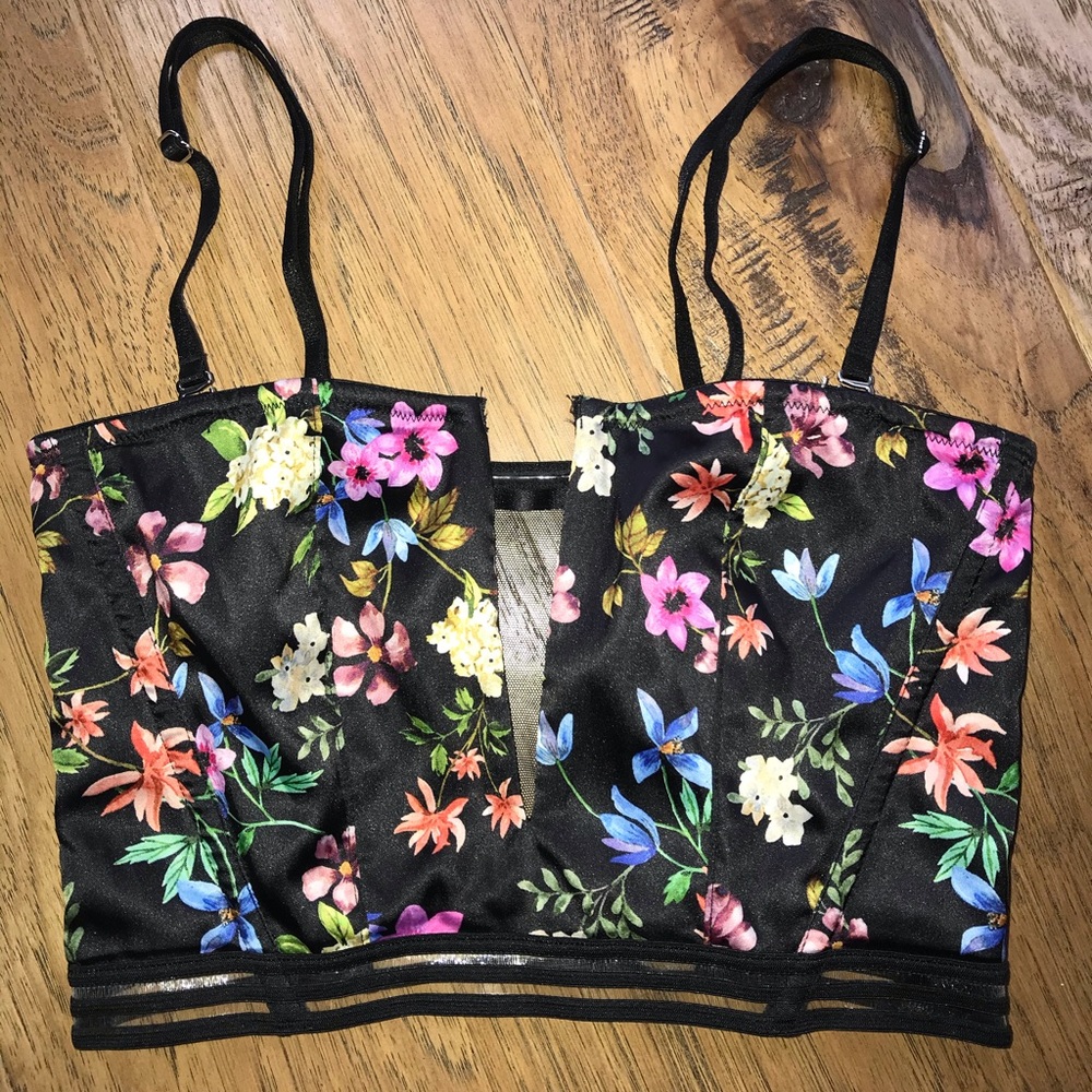 Floral crop top